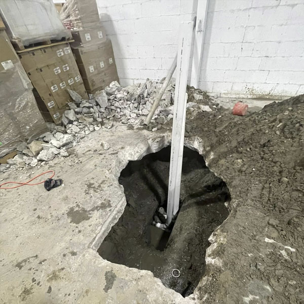 Emergency sewer backup clearing